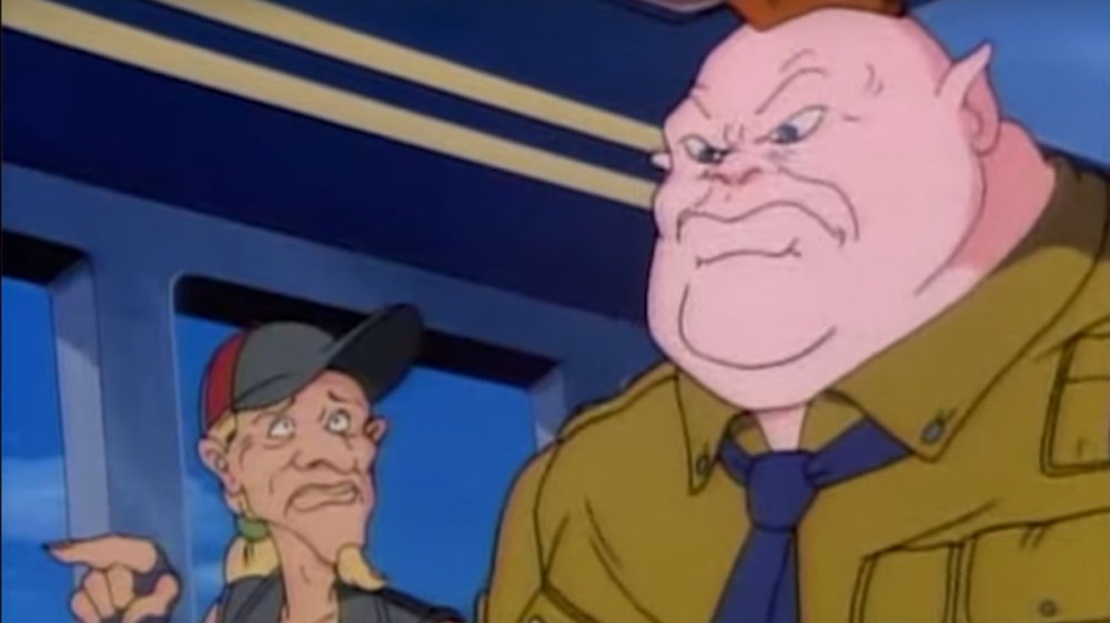 Rigger and Hoggish Greedly in "Captain Planet and the Planeteers"