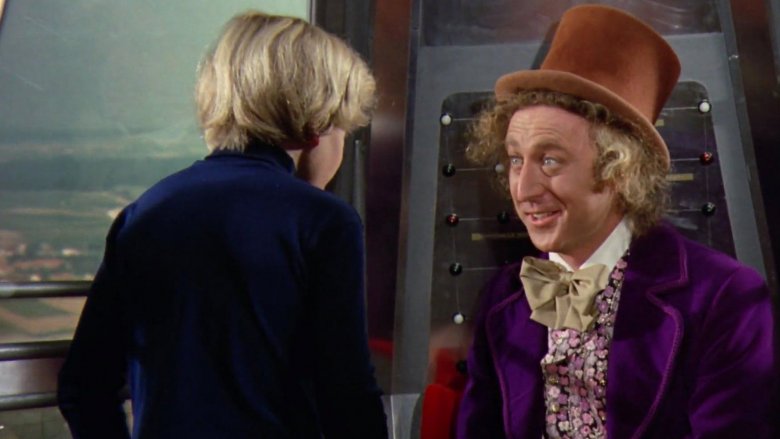 Peter Ostrum and Gene Wilder in Willy Wonka and the Chocolate Factory