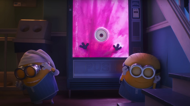 Minions soda explosion vending machine