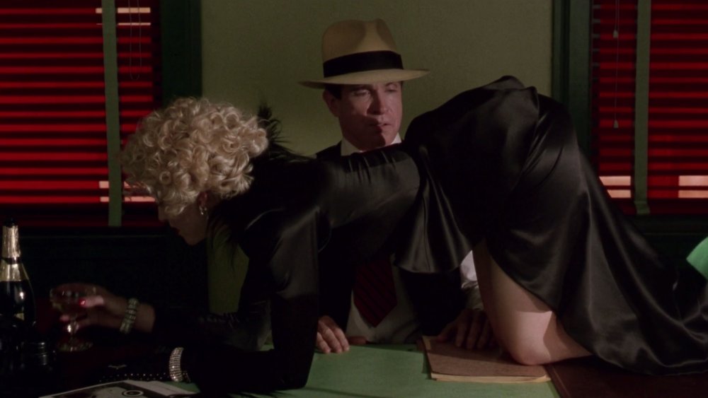 Madonna and Warren Beatty in Dick Tracy