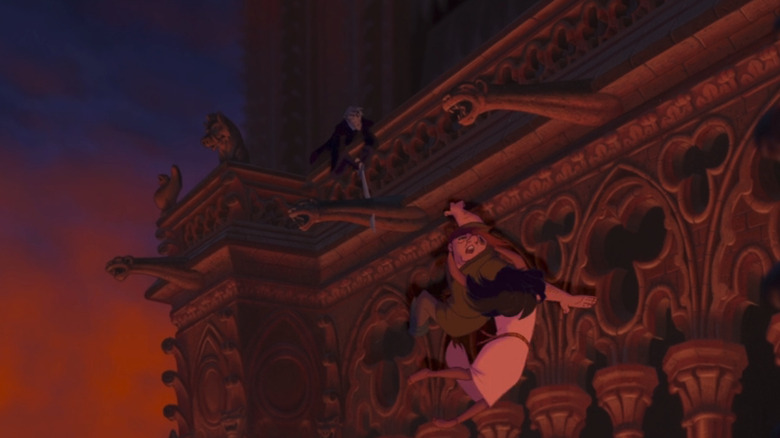 Frollo slicing gargoyle