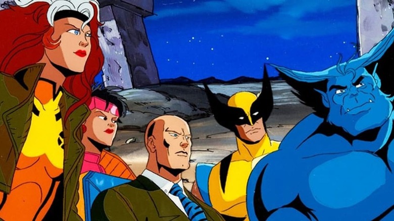 The animated version of the X-Men team