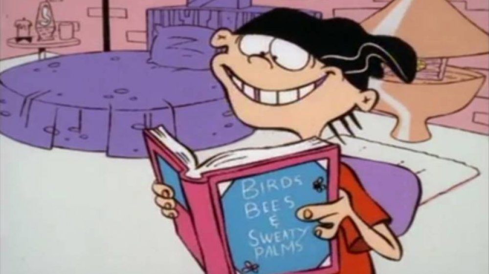 Edd reads a book in Ed, Edd, n Eddy