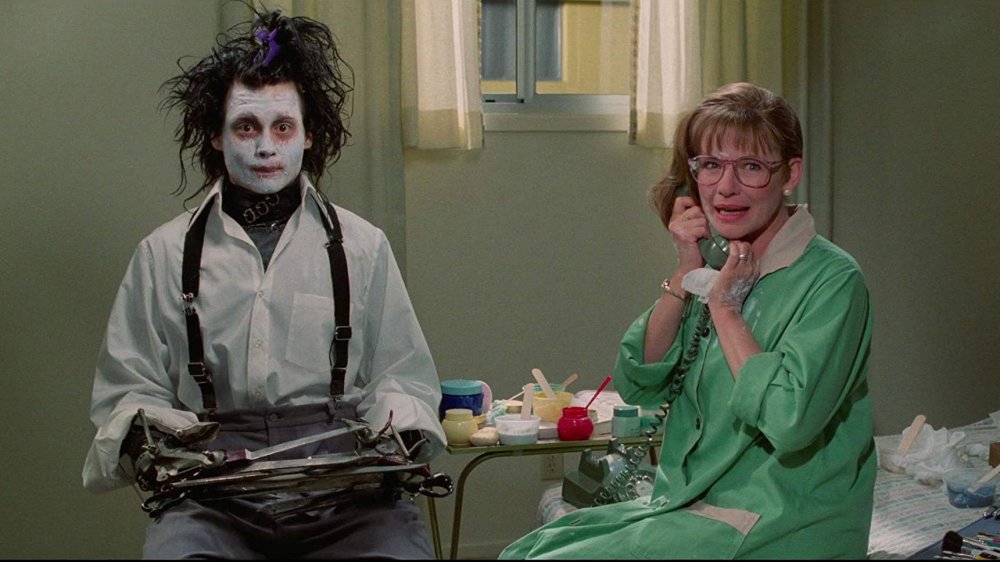 Scene from Edward Scissorhands