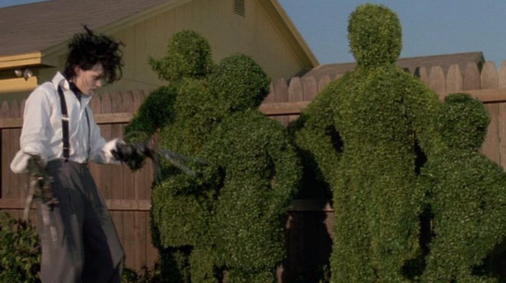 Scene from Edward Scissorhands