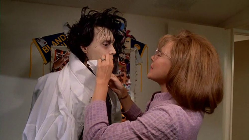 Scene from Edward Scissorhands