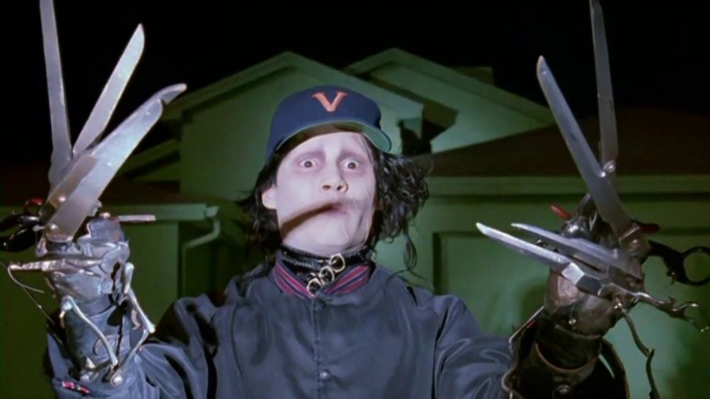 Scene from Edward Scissorhands