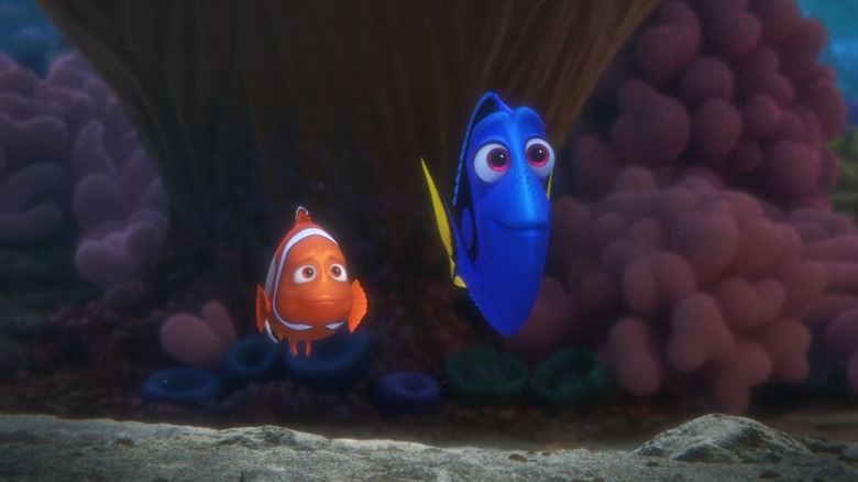 Nemo, Dory on reef