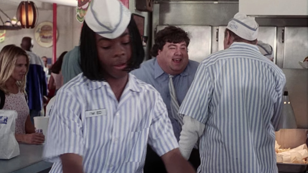 Ed working at Good Burger