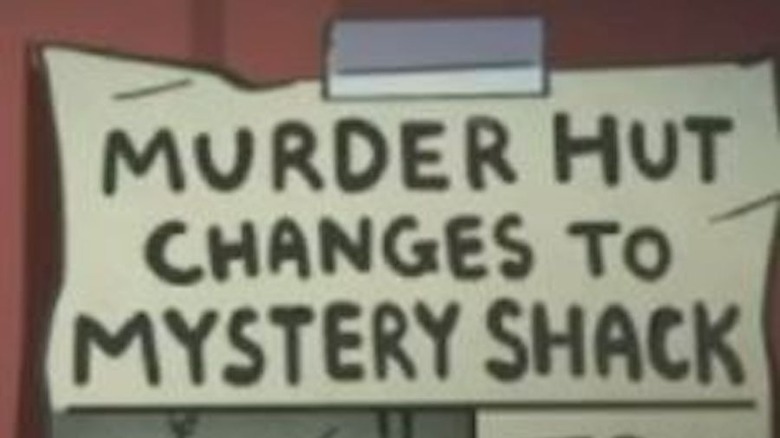 Newspaper clipping about Mystery Shack