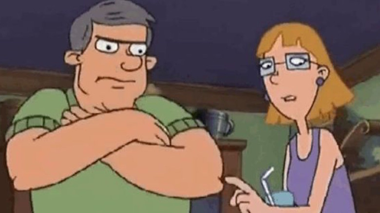 Helga's parents looking upset in Hey Arnold