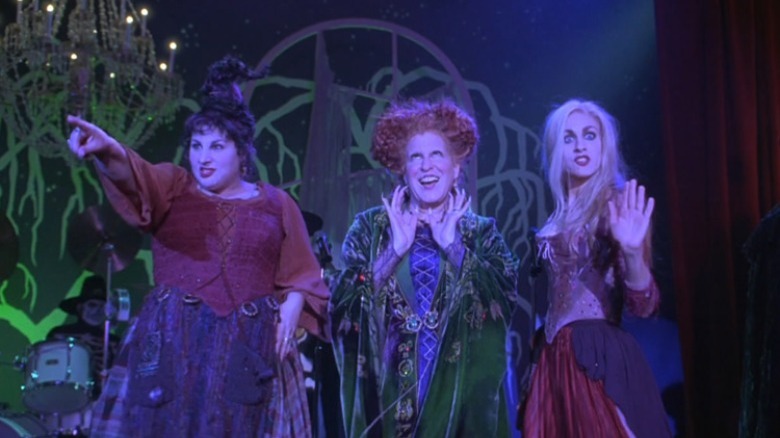 Mary, Winifred, and Sarah Sanderson dance and sing