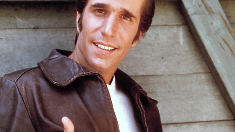 Henry Winkler as "the Fonz."