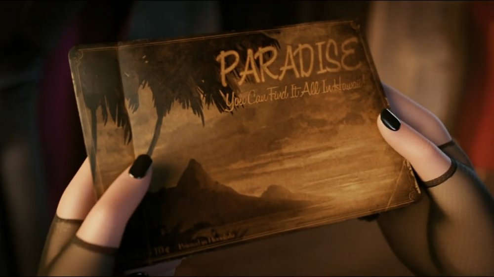 Paradise postcard from Hotel Transylvania 