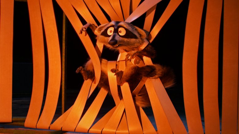 The raccoon in Incredibles 2