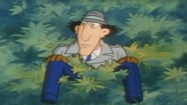 inspector gadget stuck in a tree