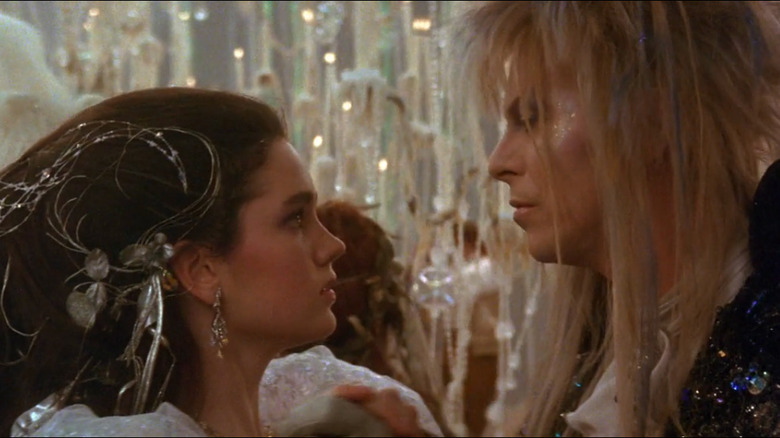 Sarah and the Goblin King dance during Sarah's fantasy in Labyrinth