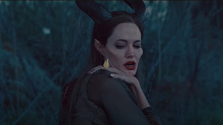 Maleficent realizes her wings are gone