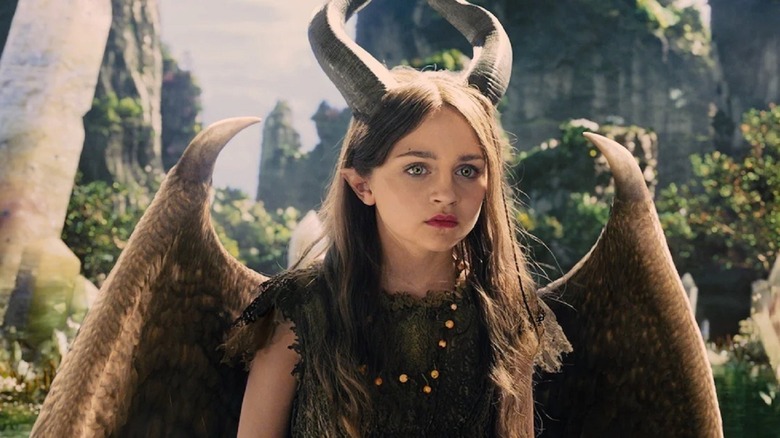 Young Maleficent looks sad