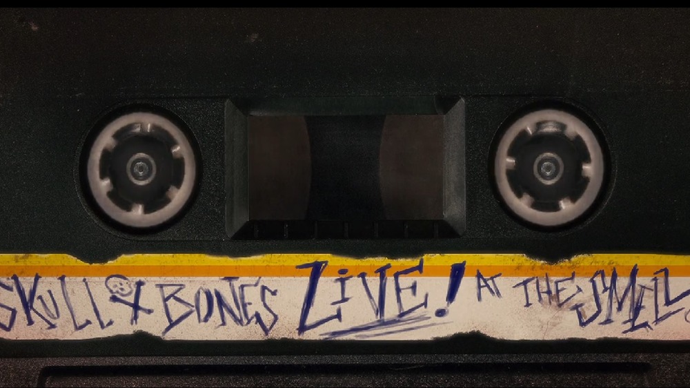 The Skull x Bones cassette from Monster House