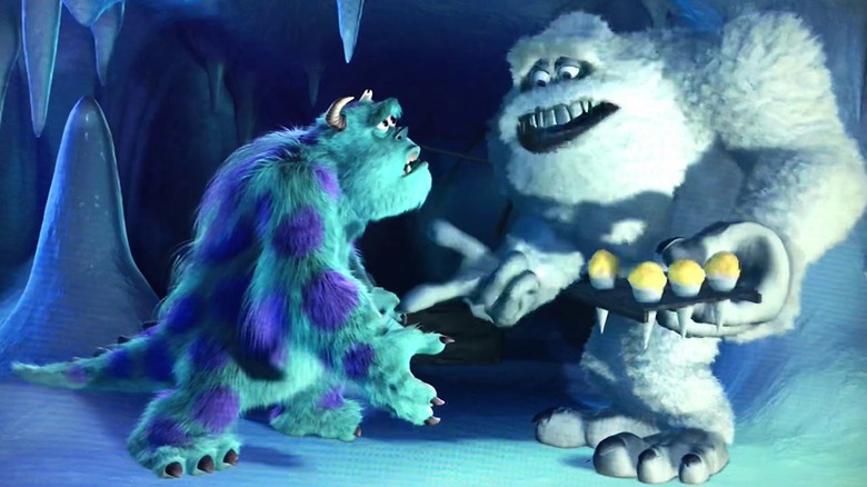 Sulley and the Yeti from Monsters, Inc.