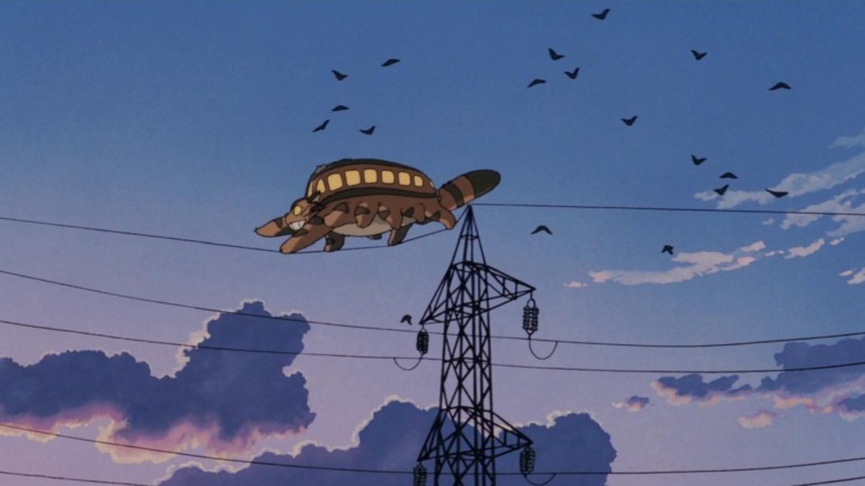 Catbus running on power line