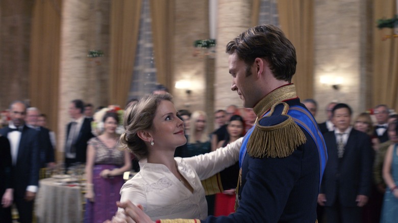 A Christmas Prince Richard and Amber dance