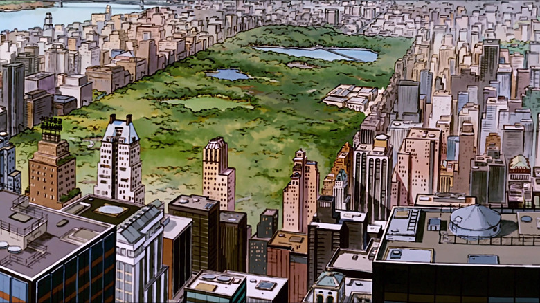 Central Park illustrated for Oliver and Company