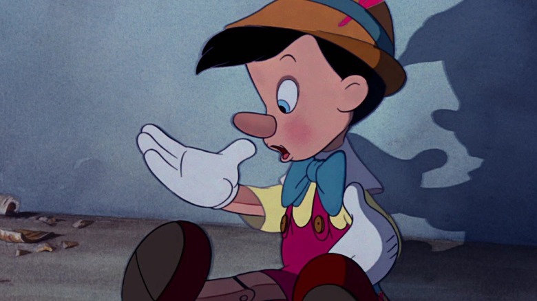 Pinocchio looking confused