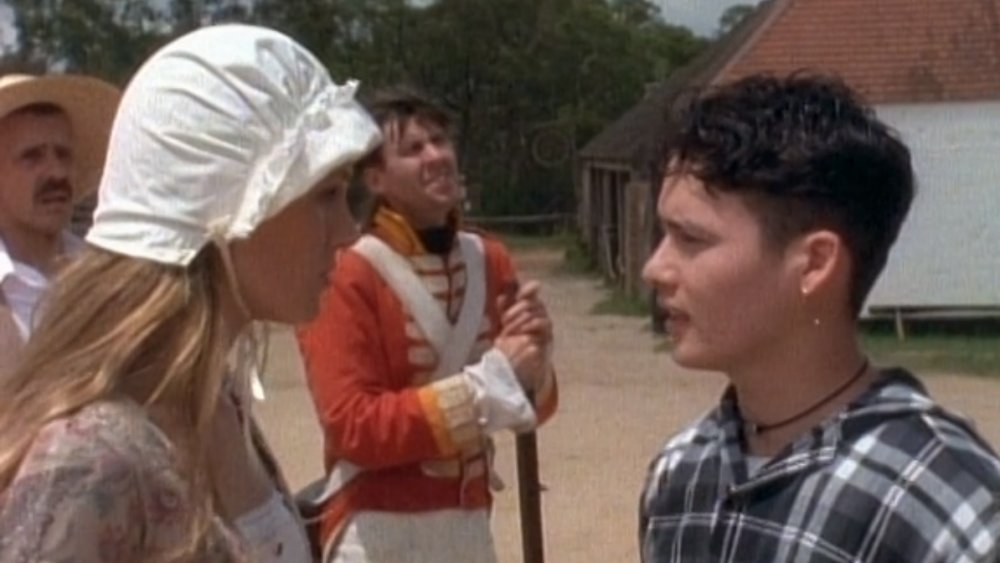 An uncredited actress as Marissa, several uncredited extras, and Johnny Yong Bosch as Adam in "Mighty Morphin Power Rangers"