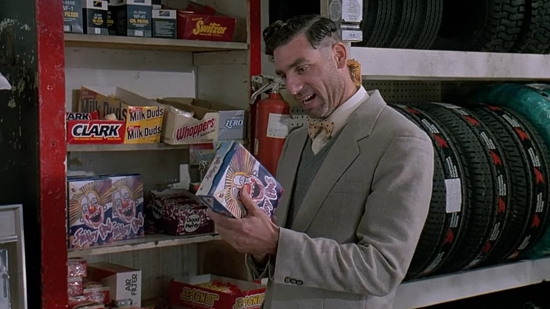 Martin Beck holding a box of cereal