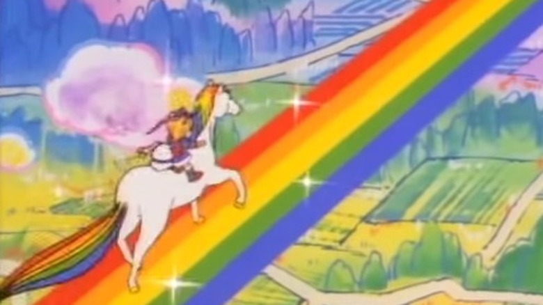 Rainbow Brite Wisp and Starlite running