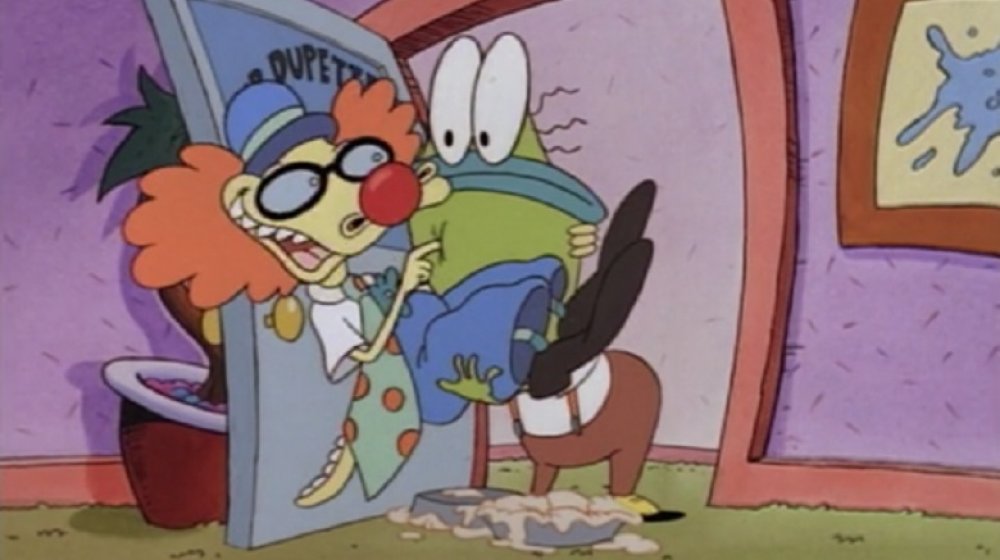 Closet Clown and Mr. Bighead in Rocko's Modern Life