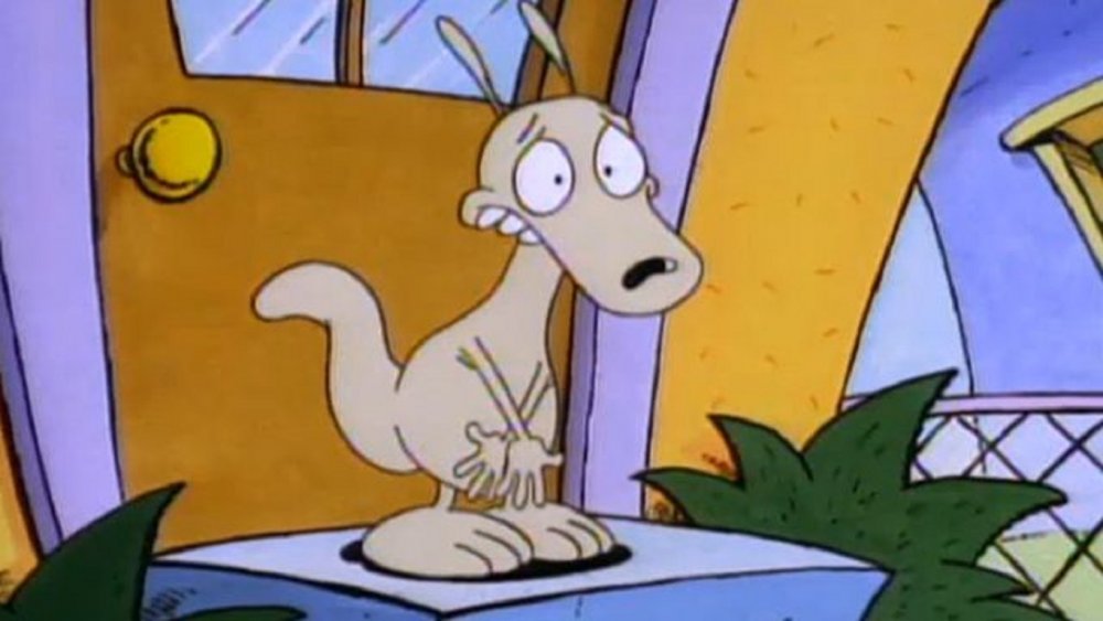 Rocko in his birthday suit in Rocko's Modern Life