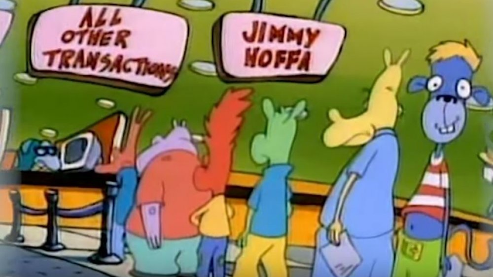 Jimmy Hoffa at the DMV in Rocko's Modern Life