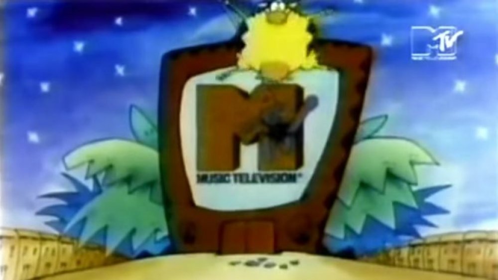 An MTV interstitial from the Rocko's Modern Life theme song