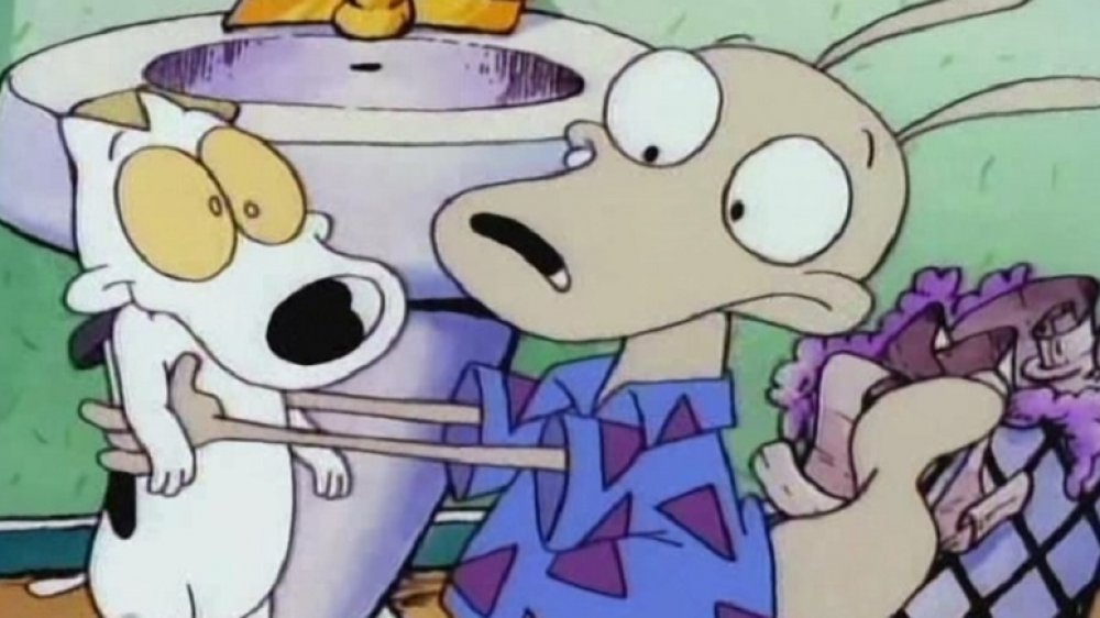 Rocko and Spunky from Rocko's Modern Life