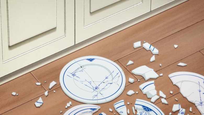 Michiru's broken Royal Copenhagen plates