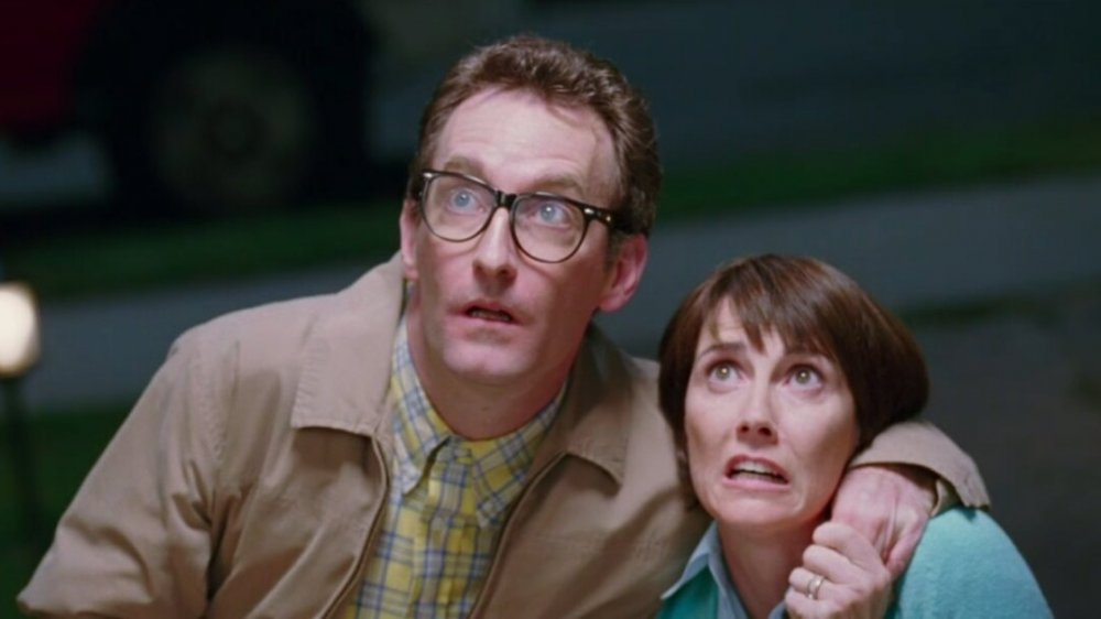 Tom Kenny and Jill Talley as Mr. and Mrs. Timmerman in Sky High