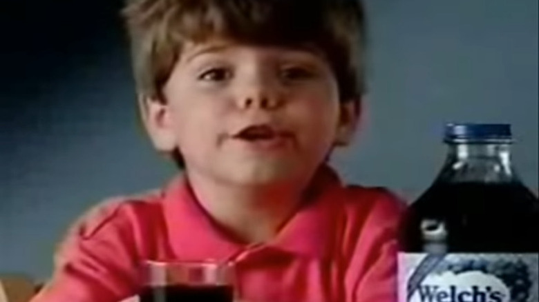 Travis Tedford speaking in Welch's grape juice commercial