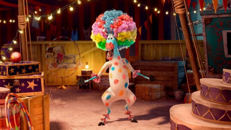 Marty performing at the circus