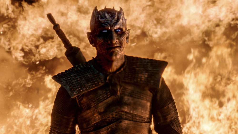 The Night King dragon fire