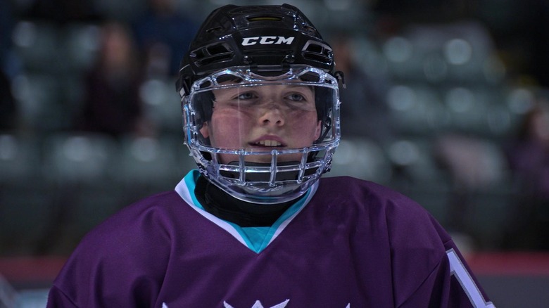 Evan in Ducks jersey