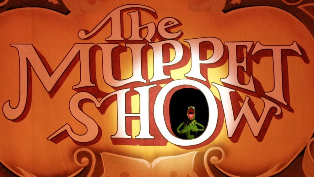 Kermit in the Muppet Show logo