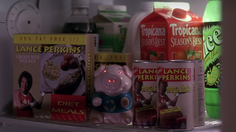 Lance Perkins food in fridge