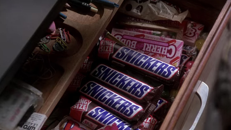 Candy in Sherman Klump's desk