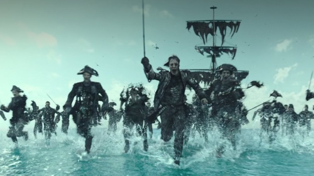 Javier Bardem as Salazar leading his troops