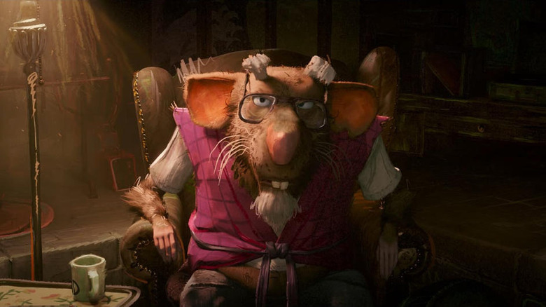 Splinter sitting in his chair