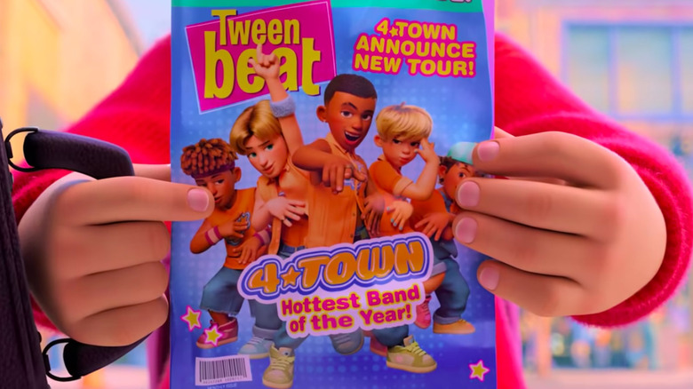 Boy band 4-Town on the cover of Tween Beat magazine