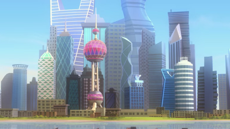 Wish Dragon city skyline